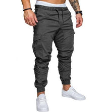 Casual Slim Fit Cargo Joggers Multi-Pocket Streetwear Pants